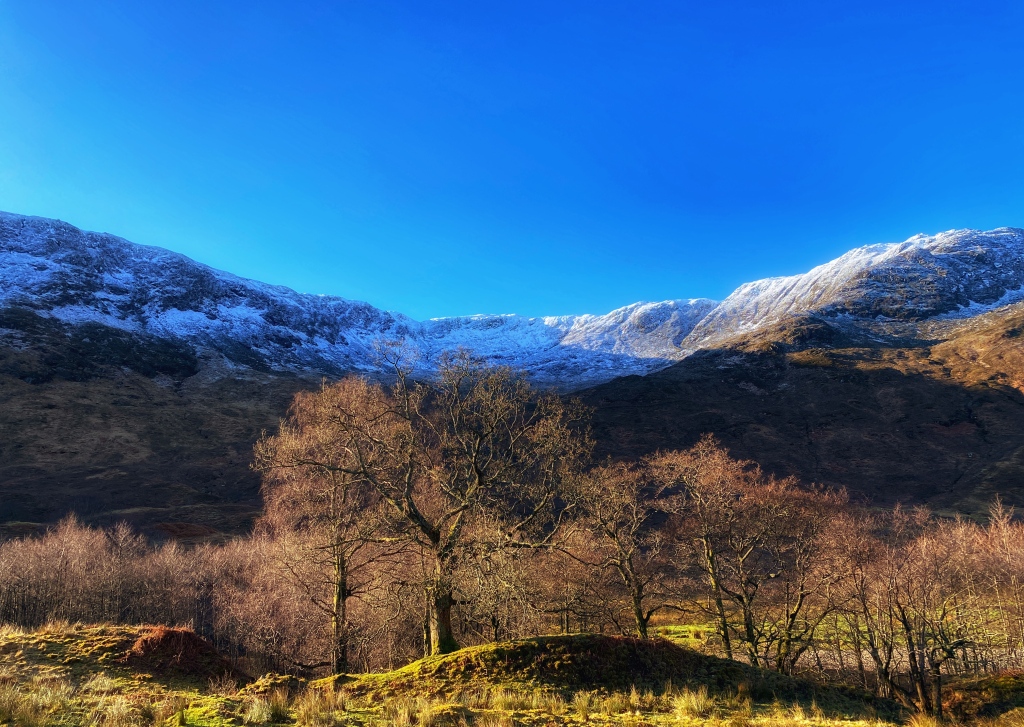 Winterlandschaft im schottischen Hochland @nme Abenteuer Highlands
